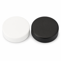 Flacons de médicaments vides en verre borosilicate blanc mat avec bouchon en plastique à sécurité enfant, écologiques, prêts à être expédiés, en stock