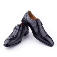 Chaussures de mariage de qualité supérieure pour hommes de style italien Slip-On Flat Personnalisable Premium Leather Pointed Toe All Seasons Dress