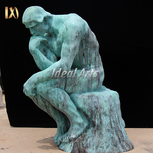 Decoración al aire libre grande el beso bronce pareja arte escultura después de Auguste Rodin estatua - Product Image 4