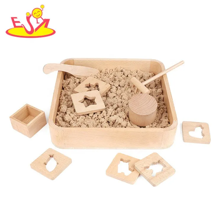 2023 New Arrival sandbox bãi biển bằng gỗ Đồ chơi cho trẻ em w01d030