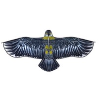 Cerf-volant répulsif pour oiseaux, ultra-réaliste, 158x70cm, en forme d'aigle, durable, avec cadre en fibre de verre et tissu, pour usage extérieur