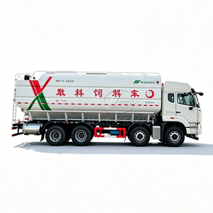 Camión de transporte de alimento para pollos de granja, transmisión manual, camión de carga a granel 6*2 6*4 8*4, usado para transporte de granos - Product Image 1