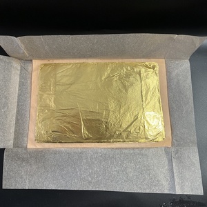 Hojas doradas para decoración de muebles, láminas de hoja dorada de 16x16 cm para decoración de muebles, artesanía de arte, lámina de hojas de <span class=keywords><strong>cobre</strong></span> plateado, venta al por mayor - Product Image 3