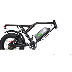 亚马逊热卖独特踏板城市道路电动自行车车架1000瓦电机电动自行车车架电动自行车零件