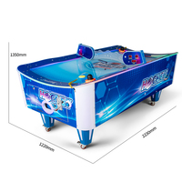 Machine de jeu de hockey sur air pour 2 joueurs, équipement de table d'arcade commercial à monnayeur pour enfants et adultes