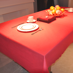 Nappes en <span class=keywords><strong>papier</strong></span> jetables écologiques 3 plis Rouge Chine 54'*108' pour hôtels et restaurants - Product Image 1