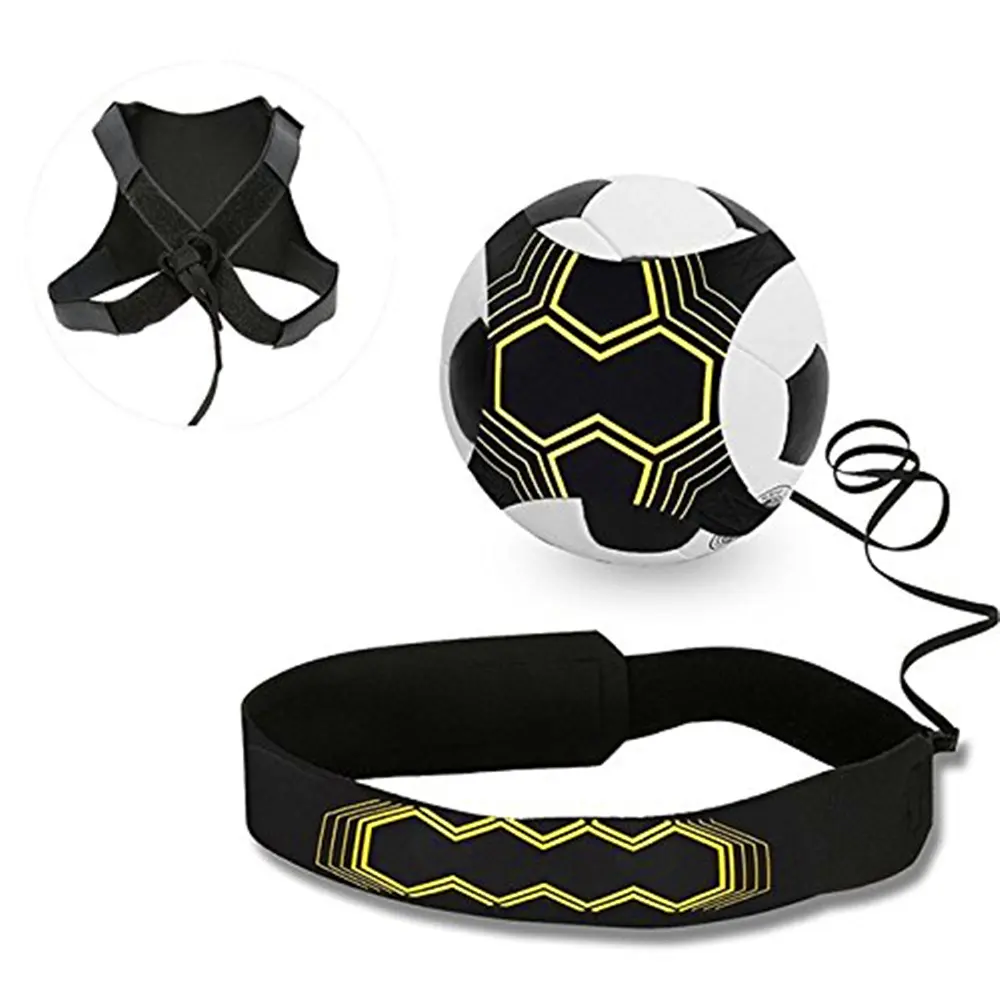 Benutzer definierte Fußball Fußball Kick Throw Trainer Solo Training Kontroll fähigkeiten Einstellbare Taille Ball kehrt Gürtel zurück