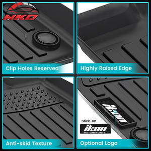 Tapis de sol pour Benz X296 EQS SUV 2023-2025, toutes saisons, imperméables, 3D moulés en TPE, antidérapants, imperméables - Product Image 3