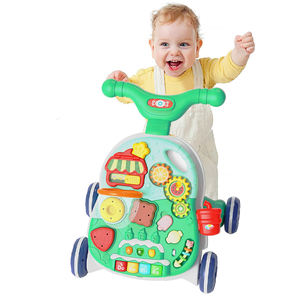 Prix <span class=keywords><strong>de</strong></span> gros 2 en 1 bébé poussette marcheur jouets nouveau style bébé pousser activité d'apprentissage marcheur assistant meilleure qualité - Product Image 2
