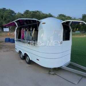 Remolques de pizza OEM de acero inoxidable 2025, camiones móviles baratos, carro de comida callejera estándar australiano rápido, furgoneta - Product Image 1