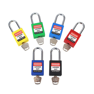 Top An Ninh Pad Ổ Khóa 38Mm Thép Còng ABS Nhựa Cơ Thể Biểu Tượng Tùy Chỉnh Màu Sắc An Toàn Padlocks Với Master Key - Product Image 4