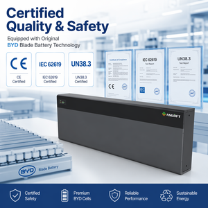 Bateria LiFePO4 de Baixa Tensão <span class=keywords><strong>48V</strong></span> 51.2V em Estoque na UE, 5kWh 6.6kWh 10kWh 15kWh 20kWh 30kWh, Empilhável para Armazenamento de Energia <span class=keywords><strong>Solar</strong></span> Residencial BYD Blade - Product Image 4