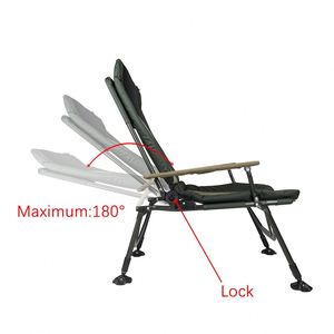 Ghế câu cá ngoài trời màu xanh xám mới, chất liệu thô, gấp gọn, di động - Product Image 2