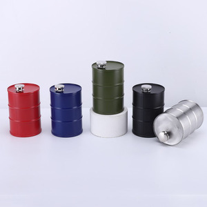 Beer Barrel Wine Flasks For Liquor, 700ml Portable Stainless Steel Beer - View #11