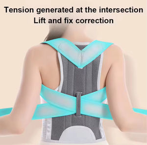Correcteur <span class=keywords><strong>de</strong></span> posture ergonomique pour le dos et les épaules, soutien complet pour la colonne thoracique, redresseur d'épaules, correcteur <span class=keywords><strong>de</strong></span> posture assise - Product Image 4