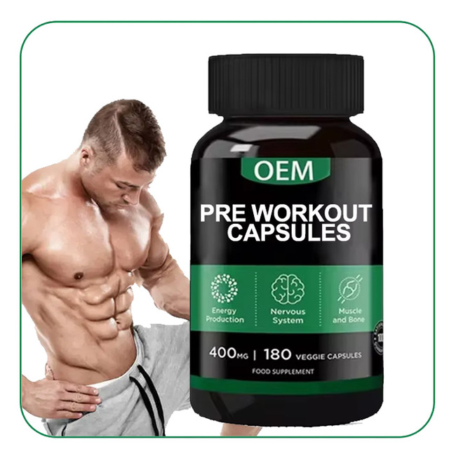 Private Labels Pre Workout Sport Supplement Energy Drink Pre Workout Creatine Capsules