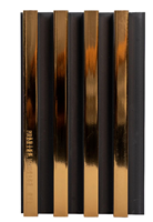 Panneaux muraux rainurés en PVC WPC à grain de bois pour la décoration