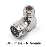 Adaptateur RF à angle droit UHF PL259 mâle SO239 femelle vers N mâle/femelle SMA TNC BNC FME F UHF PL259 SO239 Jack Plug