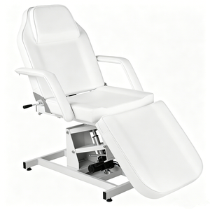 Table de massage et de beauté hydraulique professionnelle moderne réglable, robuste, en bois, pour salon, tatouage, spa, cils, cosmétologie - Product Image 5