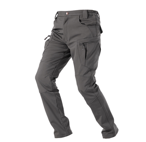 Pantalon Softshell X9 camouflage noir nuit, noir désert, kaki, marron coyote, vert hiver, pantalon cargo softshell - Product Image 4