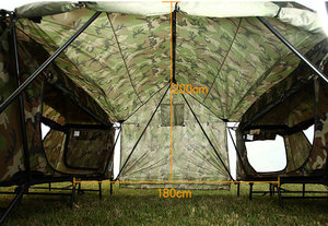 Tente de <span class=keywords><strong>Camping</strong></span> imperméable pliable pour une personne, lit de couchage, pour l'extérieur, randonnée, au-dessus du sol - Product Image 5