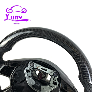 Volant de voiture personnalisé en fibre de carbone véritable pour <span class=keywords><strong>Mercedes</strong></span>-Benz AMG G63 W204 W212 G500 G350 E200 E260 E280 E300 <span class=keywords><strong>E350</strong></span> C180 GLK A45 - Product Image 2