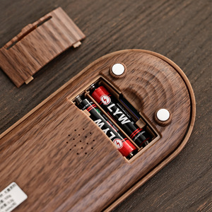 Balance électronique numérique Wuliang pour la cérémonie du thé Pu'er, petit accessoire pour le thé avec mesure précise, finition grain de bois blanc - Product Image 3