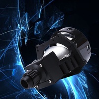 Nuevo Faro Delantero de Alta Calidad de 100w 6000k 15000lm con Lente de Proyector LED Móvil para Automóvil, Lente de Proyector Bi-LED Modificada