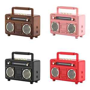 <span class=keywords><strong>BT21</strong></span> Nieuwe Retro Draadloze Speakers Draagbare TF-kaart Subwoofer Buiten Bluetooth Speaker Houtnerf Stereo Surround Sound - Product Image 5