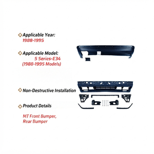 Kit de Conversión de Parachoques Delantero y Trasero Estilo MT <span class=keywords><strong>M5</strong></span> para <span class=keywords><strong>BMW</strong></span> Serie 5 <span class=keywords><strong>E34</strong></span> 1988-1995 - Product Image 4