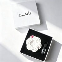 Diffuseur de parfum en céramique suspendu Finru pour voiture et armoire, désodorisant artisanal aux fleurs, diffuseur à bâtonnets d'huiles essentielles
