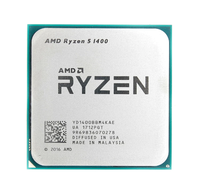 cpu ryzen 5 1400 R5 1400 3.2GHz Quad-Core Eight-Thread 65W CPU Processor Socket AM4 Desktop Processor