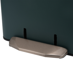 Cubo de Basura de Lujo para Dormitorio de Hotel, Cuadrado, Verde, de 9L, 12L, 20L, 30L, con Pedal y Tapa Dorada, Cubo Interior - Product Image 4