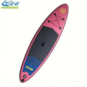Hisea, planche de SUP <span class=keywords><strong>gonflable</strong></span> de 9 pieds, fabrication chinoise, vente en gros, sac et accessoires inclus, pour adultes - Product Image 2