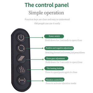 Pemijat leher & bahu Manual, alat perawatan kesehatan pribadi dapat diisi ulang portabel dengan fitur panas untuk wajah belakang & Perawatan Tubuh - Product Image 5