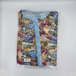 Groothandel op maat bedrukte bamboe schattige baby- en kinderpyjama's met lange mouwen, romper met rits, kledingset voor meisjes en jongens - Product Image 4