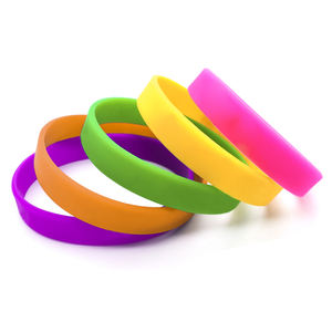 Beco-wristbands סיליקון ריק ידידותי לסביבה מופנקת צמיד גומי כהה - Product Image 4