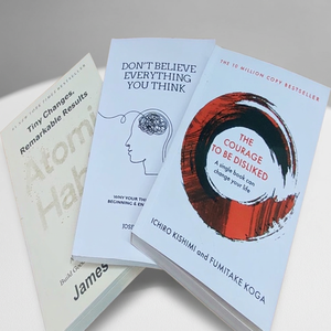 Ensemble de livres de développement personnel : Atomic Habits, Ne Croyez Pas Tout Ce Que Vous Pensez & Le Courage d'être Détesté (Lot de 3 livres) - Product Image 4
