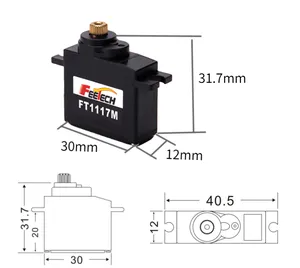 RCCar ชุดเซอร์โว DIY สำหรับหุ่นยนต์ RC,โครงการ RC 6V 3.5Kg 0.1S ความเร็วสูงมินิไมโครเซอร์โวมอเตอร์สำหรับเฮลิคอปเตอร์ RC