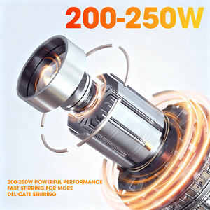 Household Baking Hand <strong>Mixer</strong> 200-250W 3.5L Auto-Rotating Bowl 5-Speed+Turbo Plastic Housing 220V 50Hz Easy Operate - Product Image 4