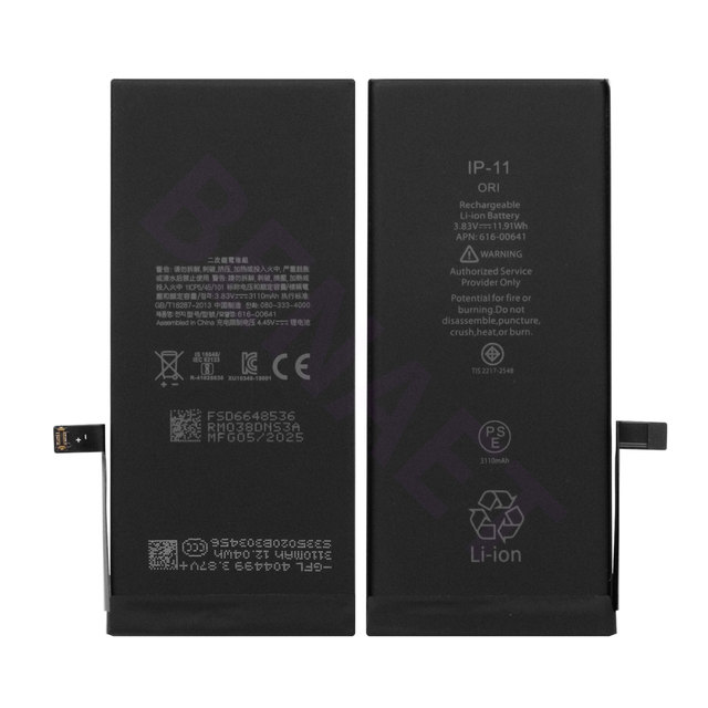 Wholesale Brand New Factory Direct Sale 3110mAh for iPhone 11 Chinese Mobile Phone Battery Ready Stock Digital