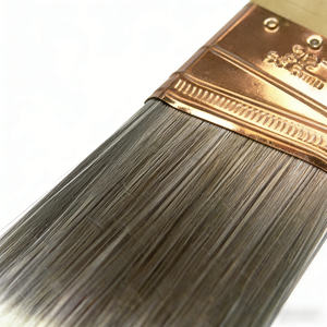 Pinceau plat professionnel industriel CTWHPB021, poils synthétiques, manche en <span class=keywords><strong>bois</strong></span>, OEM disponible pour la <span class=keywords><strong>peinture</strong></span> des murs et des meubles - Product Image 2