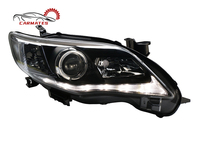 CARMATES Conjunto de Faros Delanteros LED DRL de Venta Caliente, Luces Delanteras con Intermitentes para Toyota Corolla 2011 2012 2013