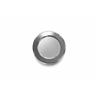 Filtre purificateur d'eau moderne en plastique chromé avec cartouche en coton PP, aérateur de robinet à trou unique pour cuisine et salle de bain, garantie 1 an