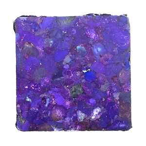Blocco di Turchese <span class=keywords><strong>Naturale</strong></span> Compresso di <span class=keywords><strong>Colore</strong></span> Blu Brillante, Pietra Grezza di <span class=keywords><strong>Giada</strong></span> <span class=keywords><strong>Naturale</strong></span>, Blocco di Gemme di Turchese Blu Rame all'Ingrosso - Product Image 2