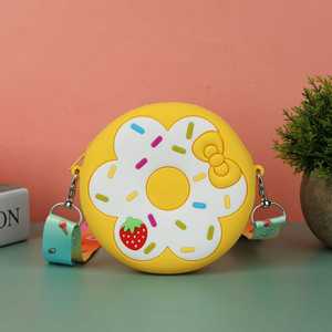 Mochila de silicona con diseño de Donut con logotipo personalizado 2025, nueva mochila escolar ligera a la moda, diseño bonito para niños, juguete de regalo - Product Image 6
