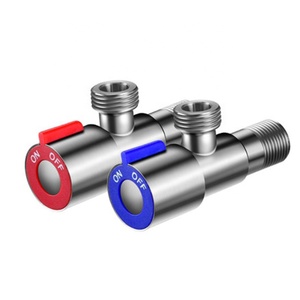 Hot Bán 304 Thép Không Gỉ Tam Giác Van Hộ Gia Đình G1/2 Nước Nóng Và Lạnh Van Dừng Van Phụ Kiện Nhà Bếp - Product Image 2