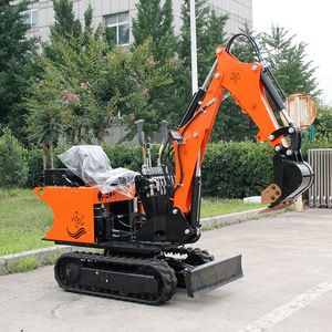 Mini-excavatrice Ez 08 sur roues avec moteur importé pour le renforcement de barrages hydroélectriques - Product Image 3