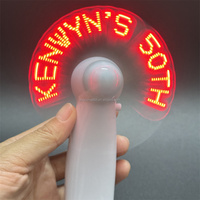 2026 XV messaggio personalizzabile LED funzionamento della batteria del ventilatore palmare