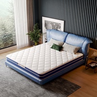 Matelas de lit hybride intelligent à fermeté moyenne, mode sommeil chaud, personnalisable, chauffant, hypoallergénique, garantie 5 ans